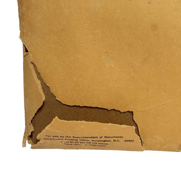 Vintage 1972 NASA Litho Pictures Mariner 9 Mars Martian Orbit Nov 1970- Complete - Picture 2 of 9